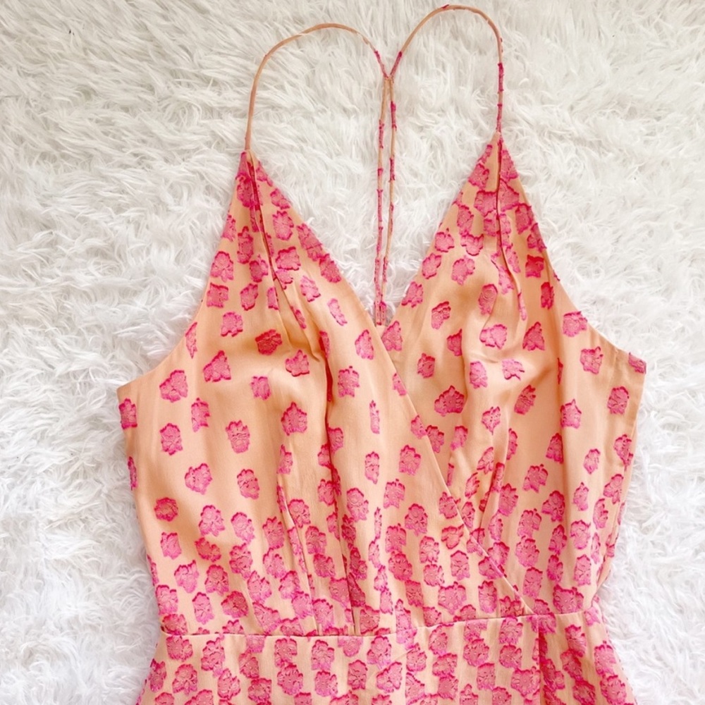 J. Crew Silk Scattered Floral Knee Length Dress - Picture 3 of 7